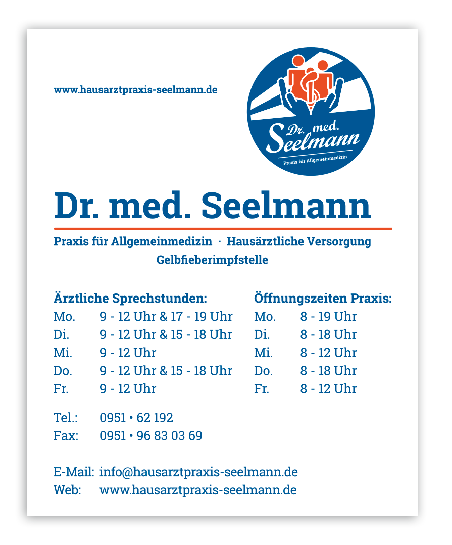 Dr Seelmann Praxisschild Dr Seelmann Praxisschild